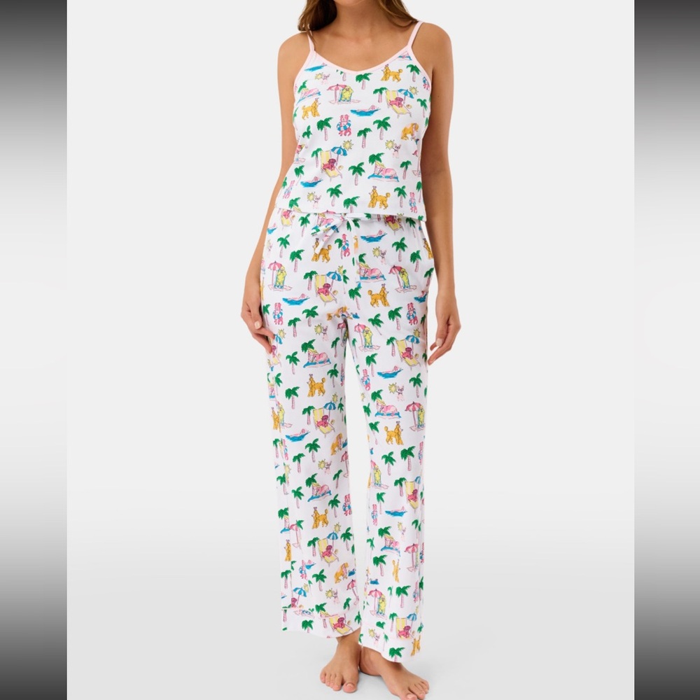 Roller Rabbit Joanie Pajama Set in Poolside Pups